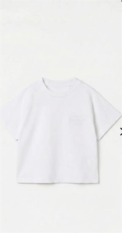 Laciel Paris Summer Clup Crop Beyaz