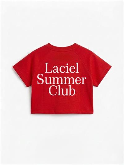 Laciel Paris Summer Clup Crop Kırmızı