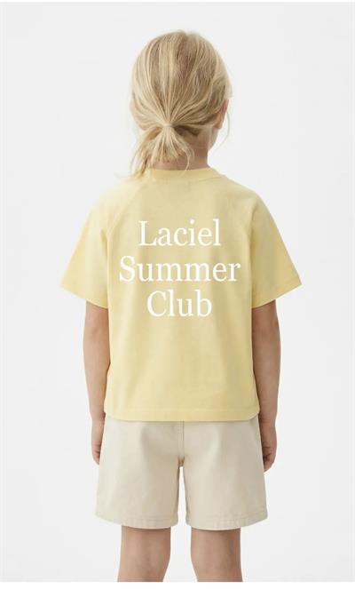 Laciel Paris Summer Clup Crop Sarı