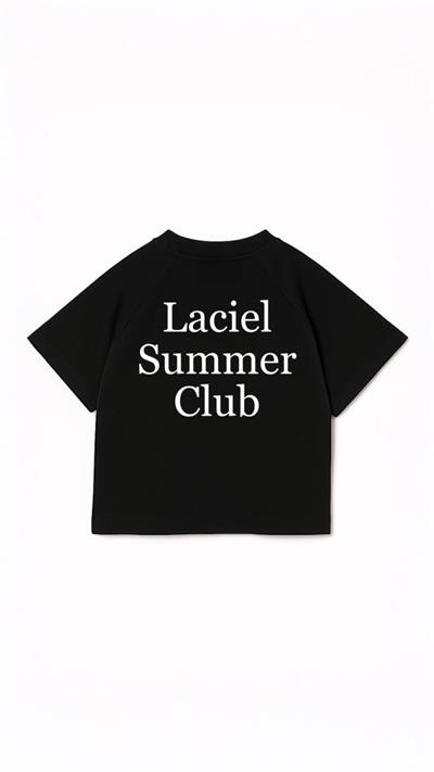 Laciel Summer Club Siyah Tshirt