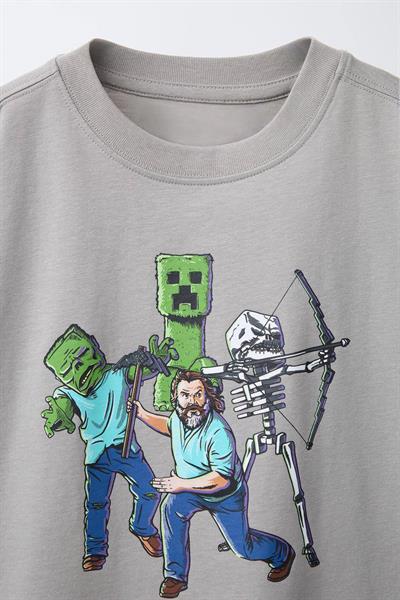 Mınecraft Kısa Kollu Tshirt