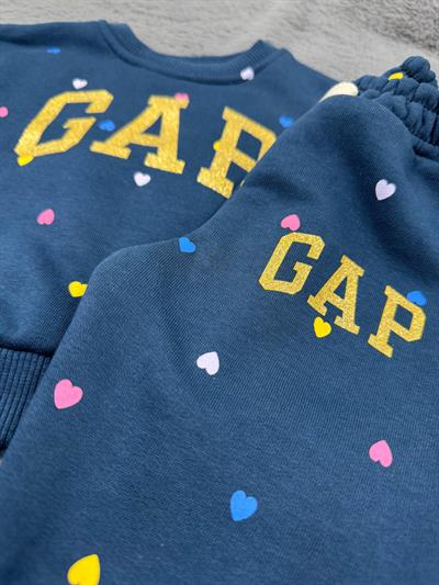 Orjinal Marka Baby Takım Lacivert  Kalpli