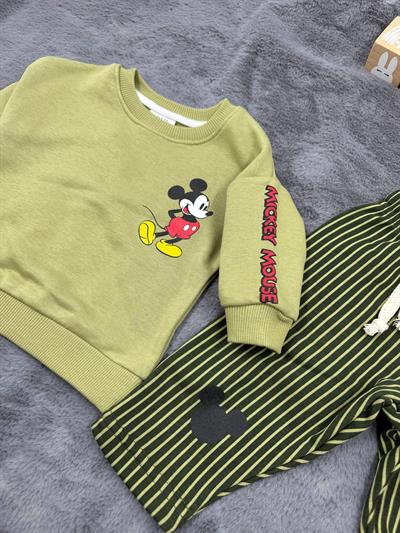 Orjinal Marka Baby Takım Mickey Yeşil