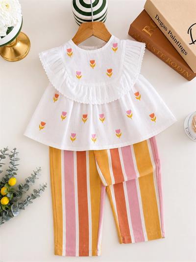 Poplin Keten Kumaşlı Takım 