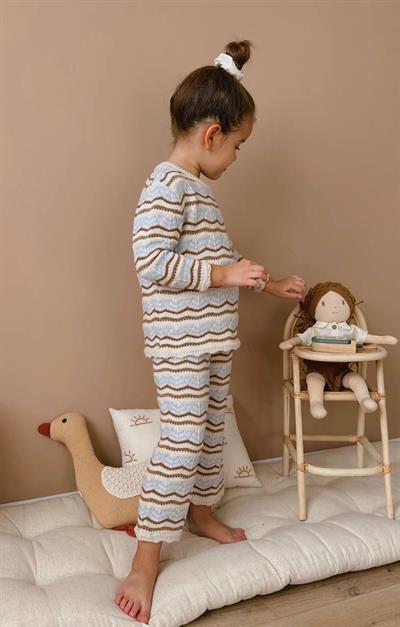 Triko Cizgili Desenli Takım   