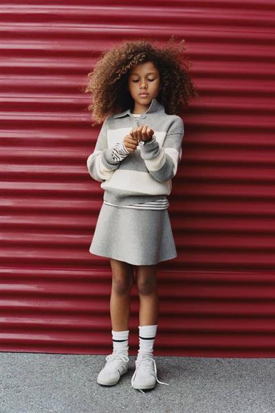 Trıko Eteklı İkili Takım GRİ