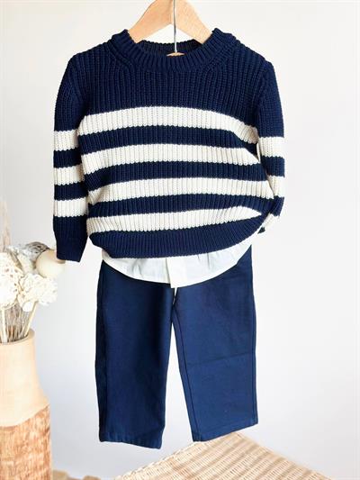 Triko Gömlekli Takım Pantolon