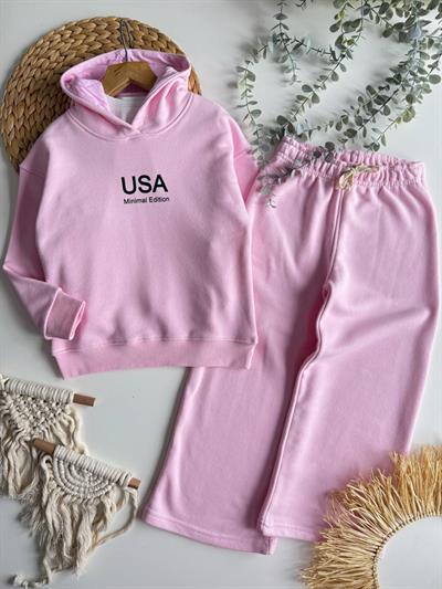 USA Büyük Yaş Takım Pembe Renk