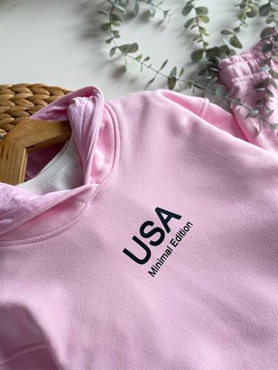USA Büyük Yaş Takım Pembe Renk