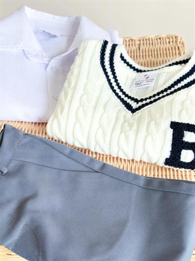 Yelekli Gömlekli 3Lü Takım 