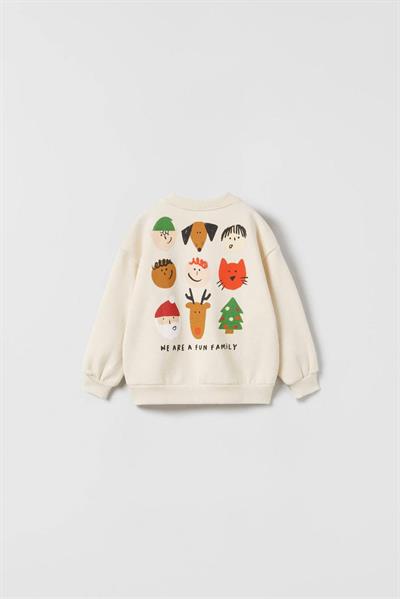 Yılbaşı Temalı Geyikli Krem Takım 