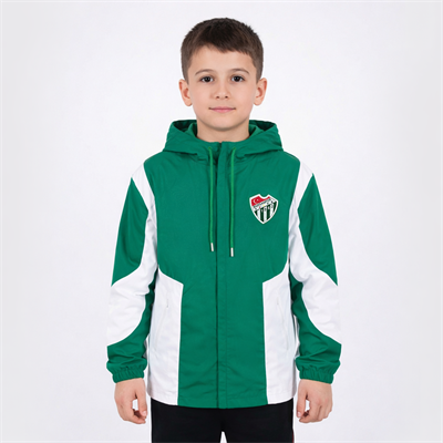 ÇOCUK YAĞMURLUK YEŞİL BEYAZ