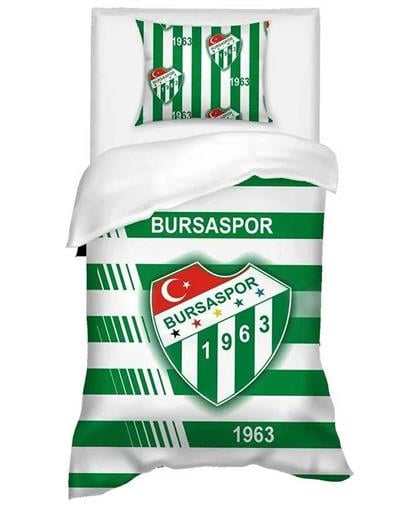 Nevresim Takımı Şerit Desen Tek Kişilik