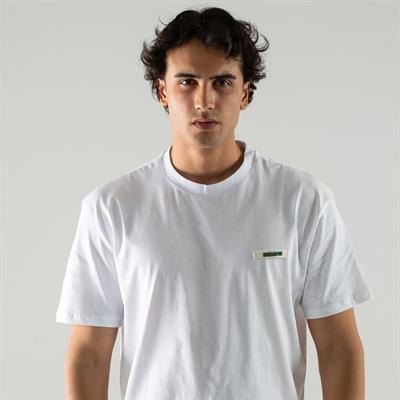 T-SHIRT BRS YAZI BEYAZ 2025
