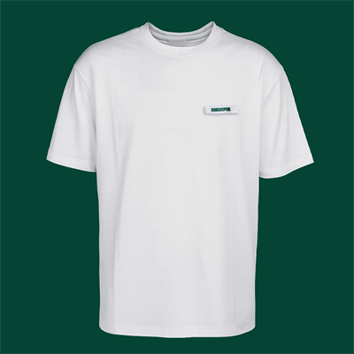 T-SHIRT BRS YAZI BEYAZ 2025