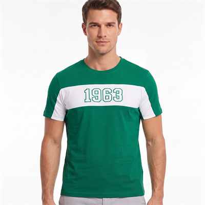 T-SHIRT ÇİZGİLİ 1963 YEŞİL