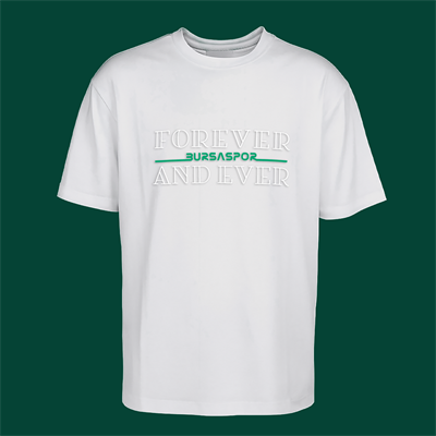 T-SHIRT FOREVER BURSASPOR BEYAZ