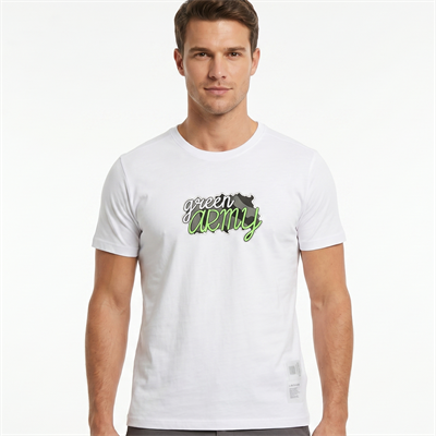 T-SHIRT GREEN ARMY BEYAZ 2026