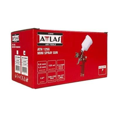 ATTLAS ATH 125G 08 Üstten Depolu Havalı Boya Tabancası