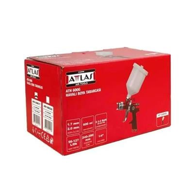 ATTLAS ATH 600G 20 Üstten Depolu Havalı Boya Tabancası