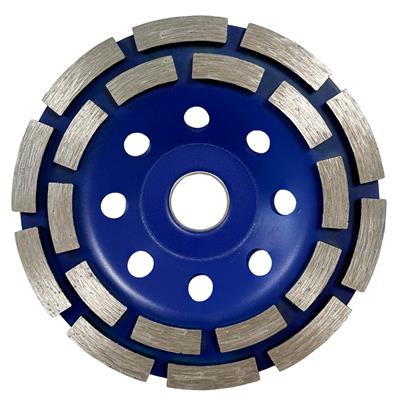 Bora Teknik Çift Sıra Elmas Çanak - Beton Taş Yüzey Silme Temizleme Diski 125 mm