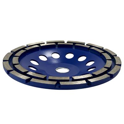 Bora Teknik Çift Sıra Elmas Çanak - Beton Taş Yüzey Silme Temizleme Diski 180 mm