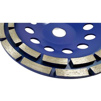 Bora Teknik Çift Sıra Elmas Çanak - Beton Taş Yüzey Silme Temizleme Diski 180 mm