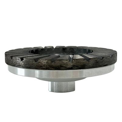 Bora Teknik Tek Sıra Alüminyum Elmas Çanak - Beton Taş Yüzey Silme Temizleme Diski 100 mm