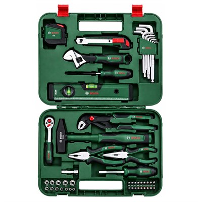 BOSCH 1600A02BY7 Dolu Takım Çantası - El Aleti Seti Advanced 52 Parça