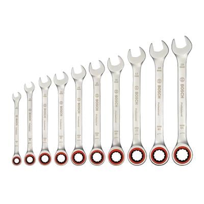 BOSCH Cırcır Kombine Anahtar Takımı 10 Parça