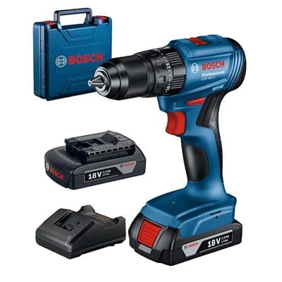 BOSCH GSB 185-LI Akülü Darbeli Vidalama Çift Akülü 18V 2 Ah