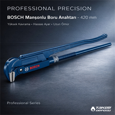 BOSCH Manşonlu Boru Anahtarı Professional 420 mm