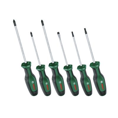 BOSCH Düz Yıldız ve Torx Uçlu Tornavida Takımı 6 Parça Premium