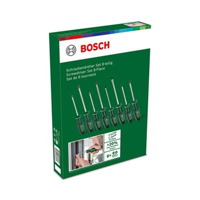 BOSCH Düz Yıldız ve Torx Uçlu Tornavida Takımı 8 Parça