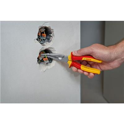 BOSCH Kargaburun Pense Eğri Uçlu 200 mm VDE Professional