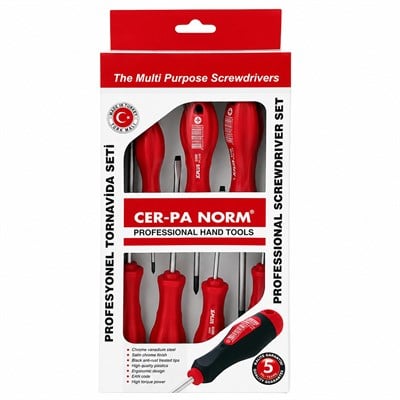 CER-PA NORM Torx Uçlu Tornavida Takımı X-Plus 7 Parça