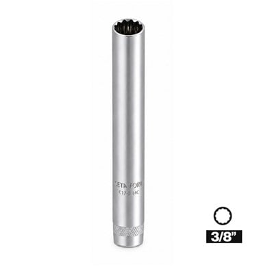 CETA FORM 3/8 On İki Köşe Buji Lokması 14 mm Uzun 25 Cm