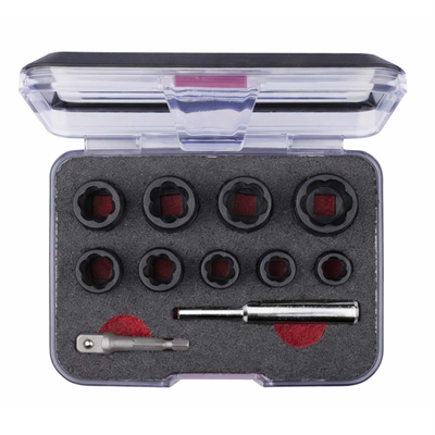 CETA FORM 3/8 Twist Lokma Seti Hasarlı Cıvata ve Somun Sökme 11 Parça