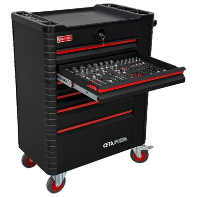 CETA FORM 6 Çekmeceli Dolu Takım Arabası Gt-Max 232 Parça