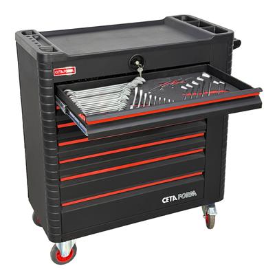 CETA FORM 7 Çekmeceli Dolu Takım Arabası Super Maxi 343 Parça