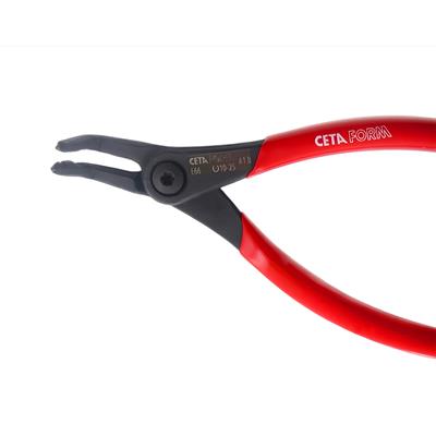 CETA FORM Dış Segman Pensesi Eğri Uçlu Yaylı 140 mm