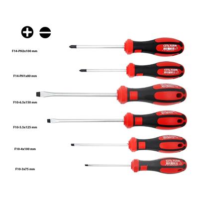 CETA FORM Düz ve Yıldız Uçlu Tornavida Takımı C-Plus 6 Parça