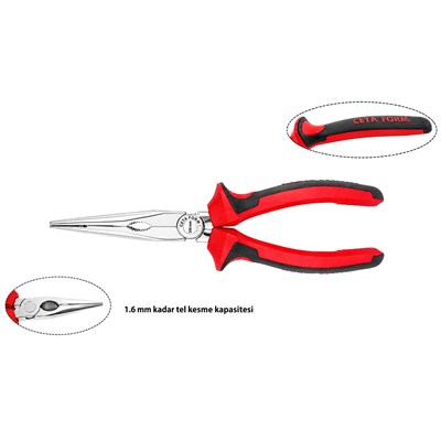 CETA FORM Kargaburun Krom Duotech Sap 200 mm
