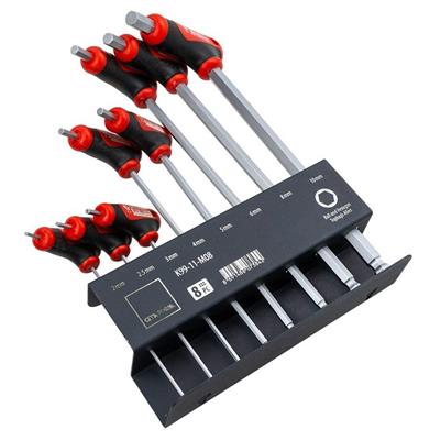 CETA FORM T Saplı Allen Anahtar Takımı Topbaş 8 Parça