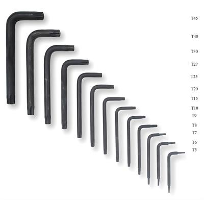 CETA FORM Torx Allen Anahtar Takımı Kısa 13 Parça