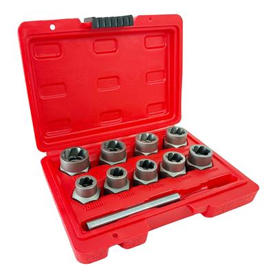 FREED 1/2 Twist Lokma Seti Hasarlı Cıvata ve Somun Sökme 9 Parça