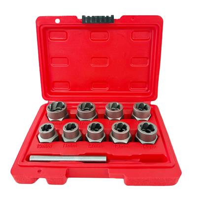 FREED 1/2 Twist Lokma Seti Hasarlı Cıvata ve Somun Sökme 9 Parça