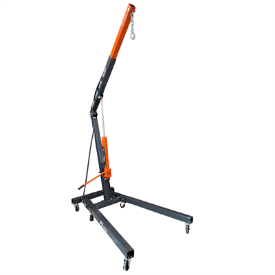 FRIKO 1 Ton Katlanır Hidrolik Vinç - Motor Kaldırma Caraskalı