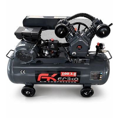 FRIKO 100 LT Çift Piston Hava Kompresörü 8 Bar 220V