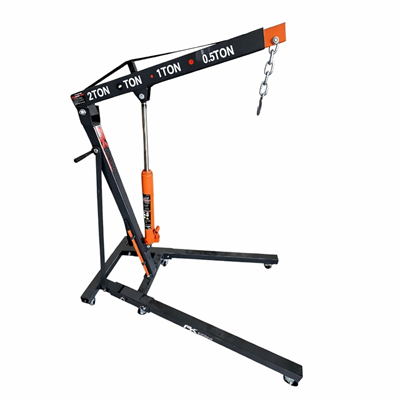 FRIKO 2 Ton Katlanır Hidrolik Vinç - Motor Kaldırma Caraskalı